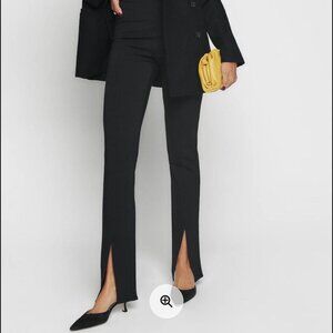 Reformation Black Boot Cut Pants